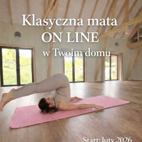 Pilates klasyczny na macie – zajęcia online | niedziela 10:30